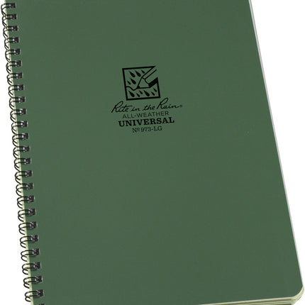 Large Side Spiral Green