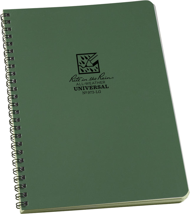 Large Side Spiral Green