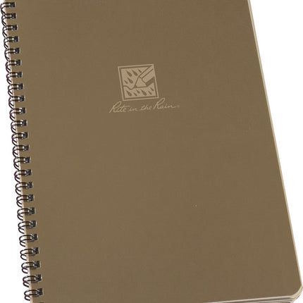 Large Side Spiral Dot Grid Tan