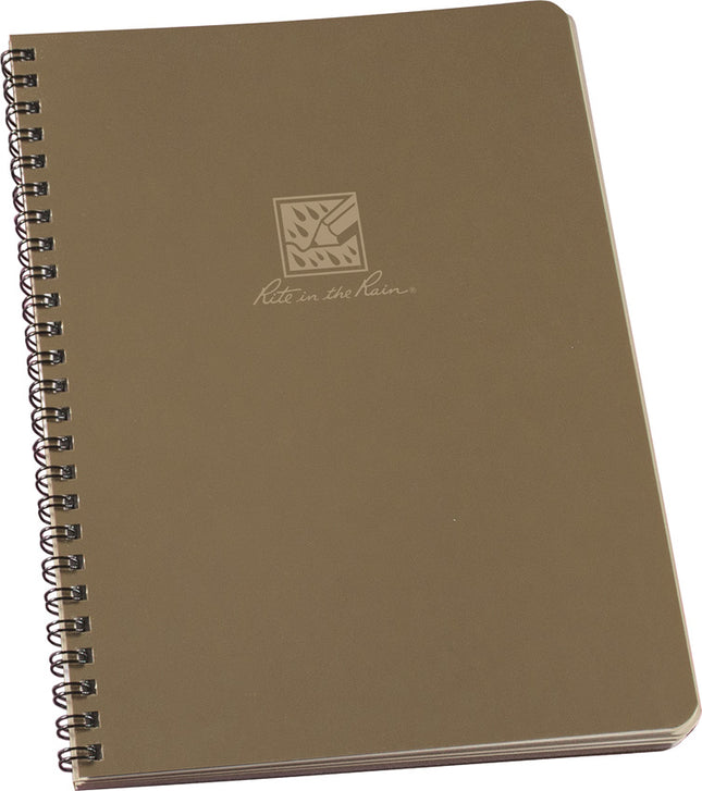 Large Side Spiral Dot Grid Tan