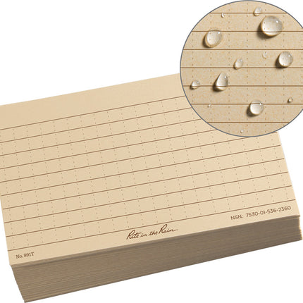 Index Cards Tan