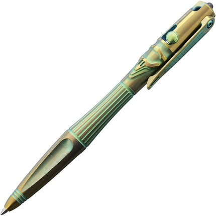 Titanium Pen Green and Gold