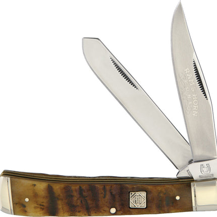 Trapper Rams Horn Jigged Bone