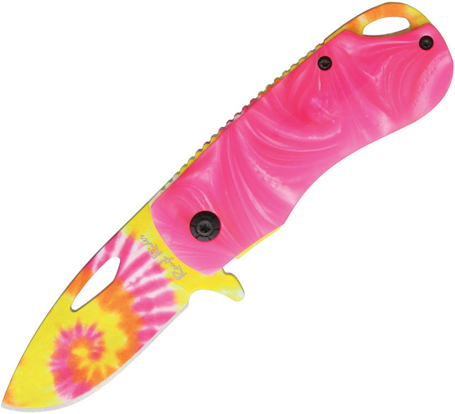 Pink Tie Dyed Linerlock A/O