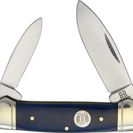 Blue Smooth Bone Canoe