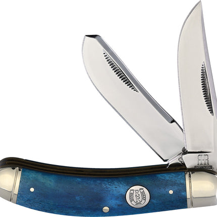 Blue Smooth Bone Sowbelly Trap