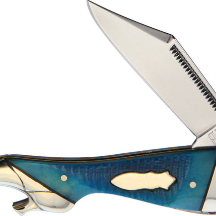 Black and Blue Leg Knife