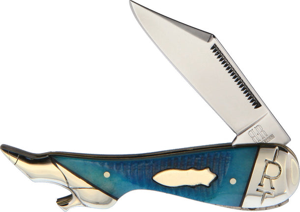 Black and Blue Leg Knife