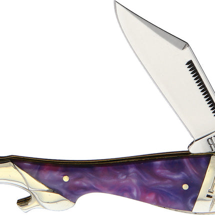 Leg Knife Purple Swirl