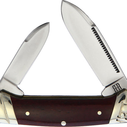 Mini Canoe Red Smooth Bone