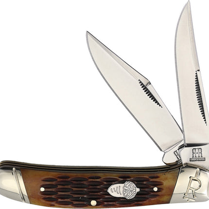 Copperhead Amber Jigged Bone