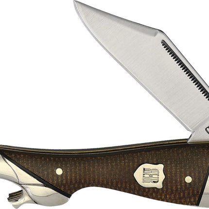 Leg Knife Brown Burlap