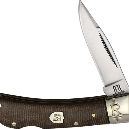 Lockback Brown Burlap