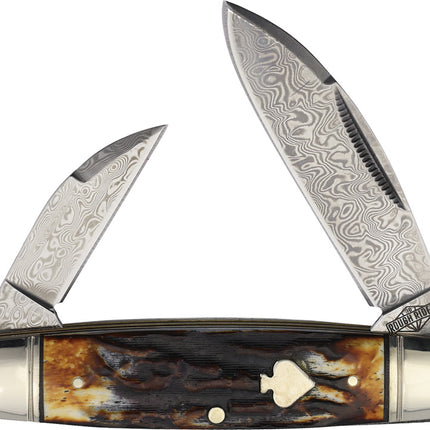 Senator Cinnamon Bone Damascus