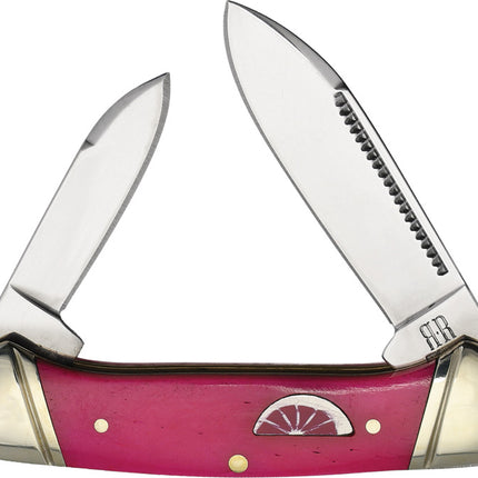 Mini Canoe Pink Smooth Bone