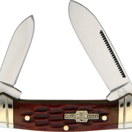 Mini Canoe Red Jig Bone