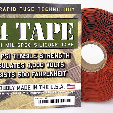 F4 Mil-Spec Silicone Tape Red