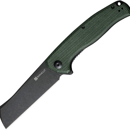 Traxler Linerlock Green Mic