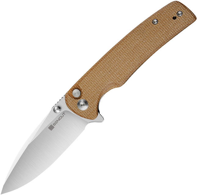 Sachse Button Lock Brn Micarta