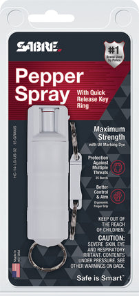 Hard Case Pepper Spray Gray
