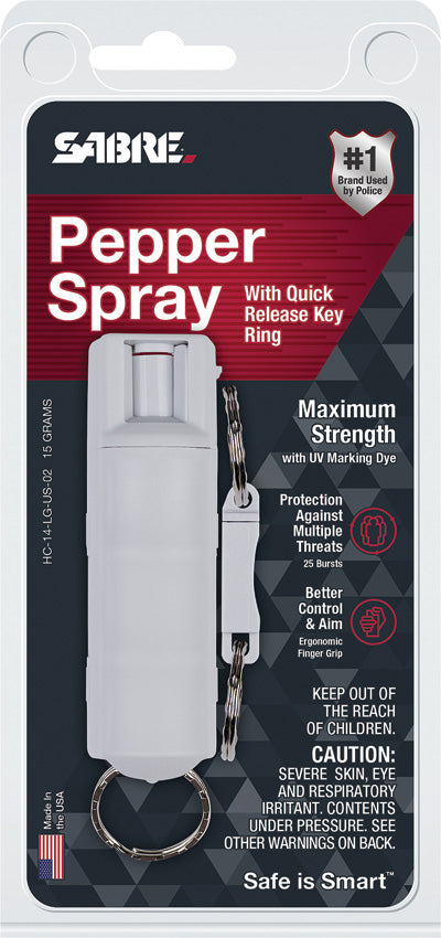 Hard Case Pepper Spray Gray