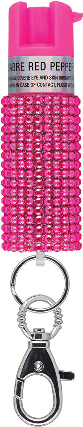 Jewel Design Pepper Spray Pnk