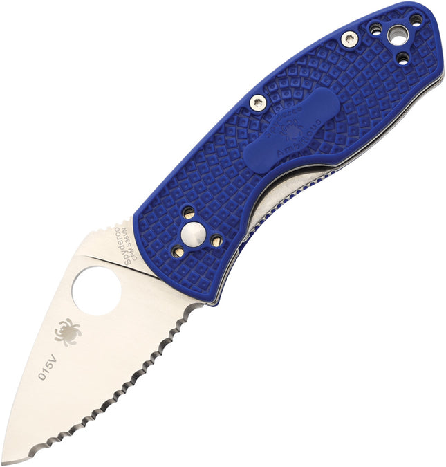 Ambitious Linerlock Blue Serr