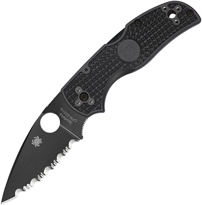 Native 5 Lockback Blk Serrated