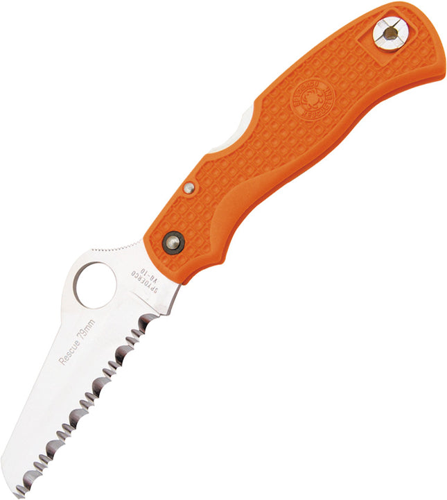 Rescue Lockback 79mm Orange