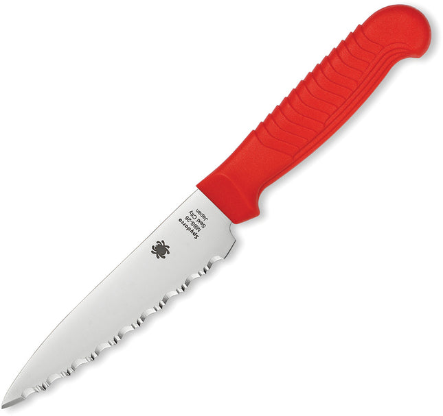 Paring Knife Spyderedge Red