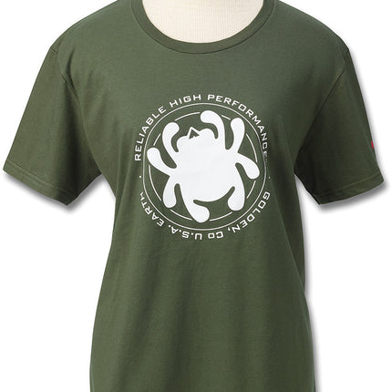 Womens T-Shirt Green Bug XL