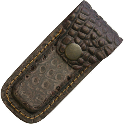 Leather Belt Pouch Brown