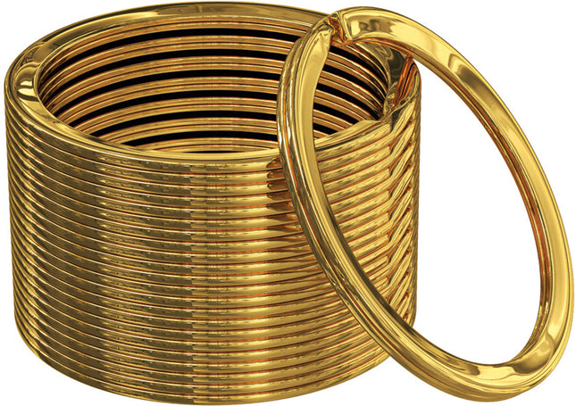 Split Key Rings Gold