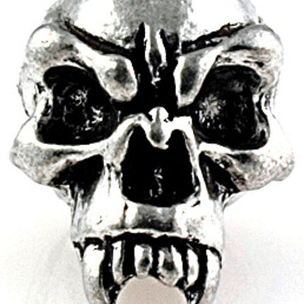 Fang Skull Bead Pewter