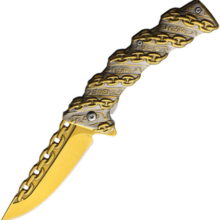 Chain Linerlock A/O Gold
