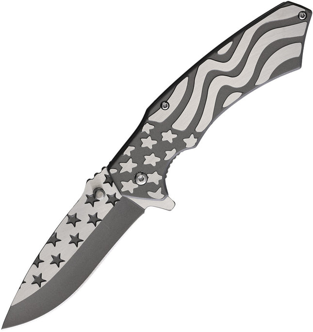 Flag Linerlock A/O Gray