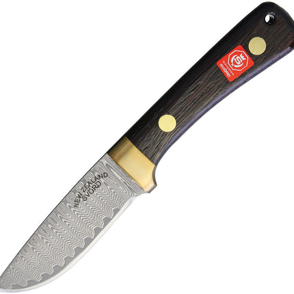 Damascus Drop Point
