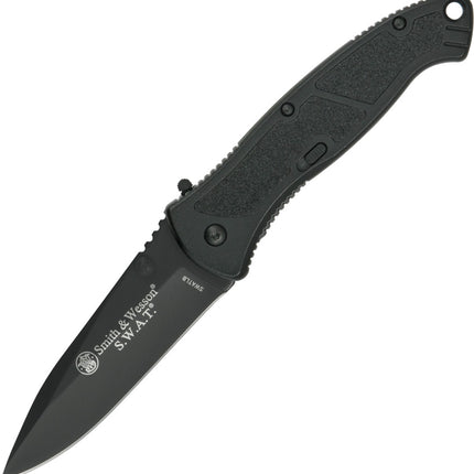 Large Black SWAT Linerlock A/O