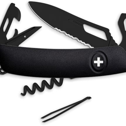 SH03 Swiss Pocket Knife Black