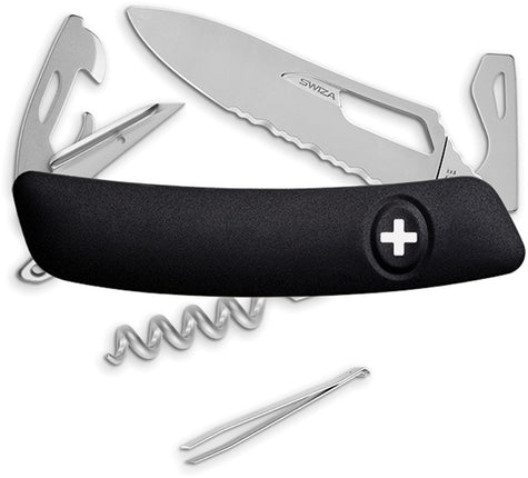 SH03 Swiss Pocket Knife Black