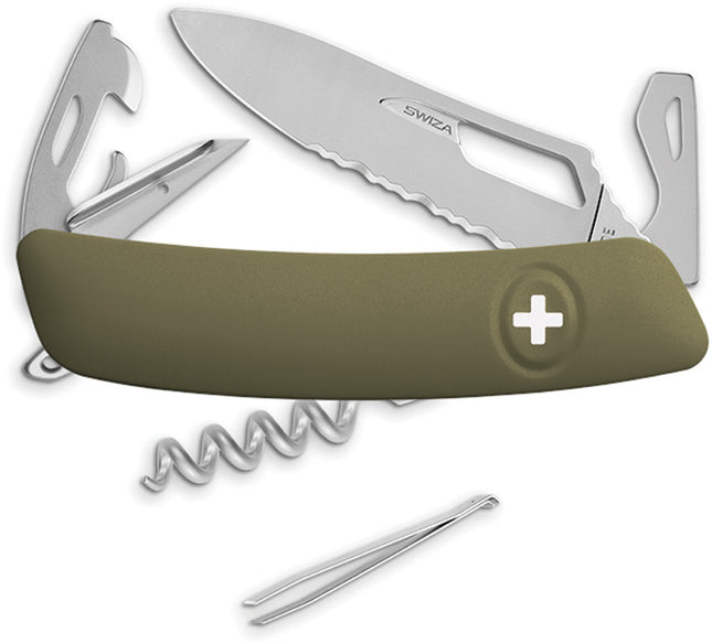 SH03 Swiss Pocket Knife Olive