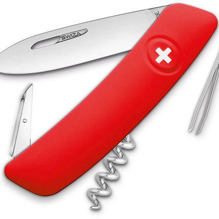 D01 Swiss Pocket Knife Red