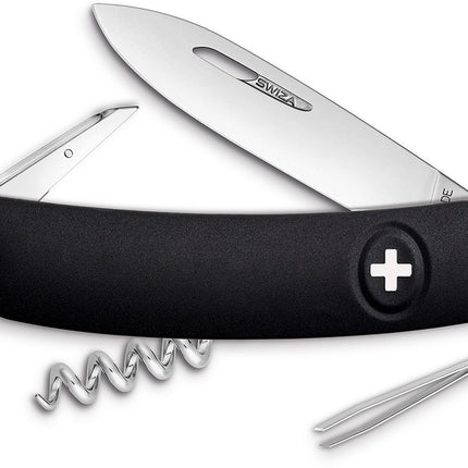 D01 Swiss Pocket Knife Black