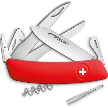 D07 Swiss Pocket Knife Red