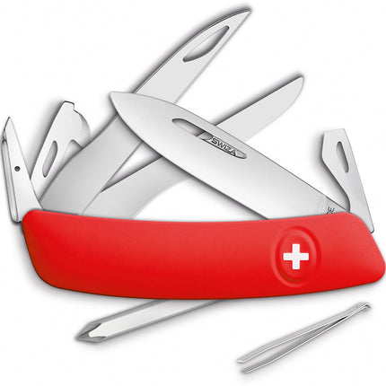 D08 Swiss Pocket Knife Red