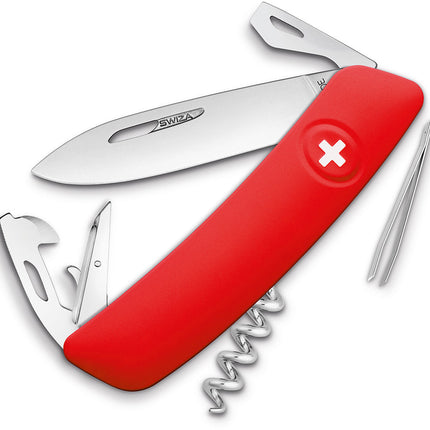 D03 Swiss Pocket Knife Red