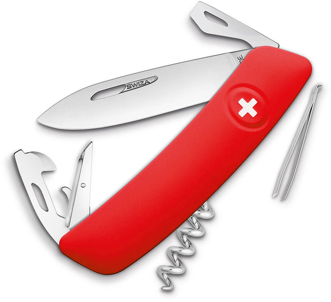 D03 Swiss Pocket Knife Red