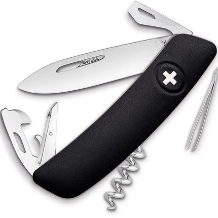 D03 Swiss Pocket Knife Black