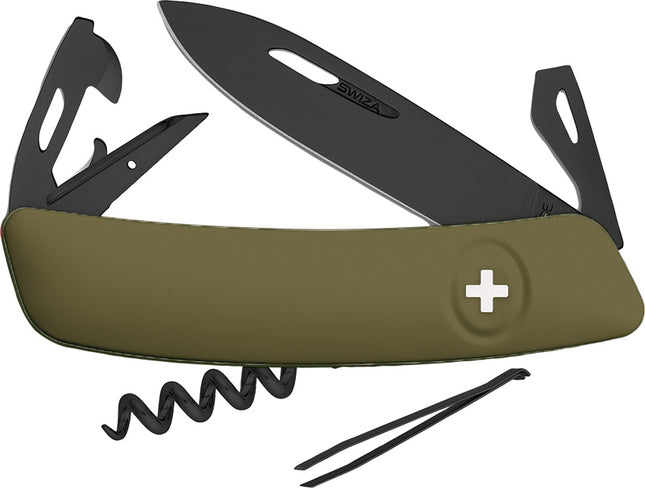 D03 Swiss Pocket Knife Olive