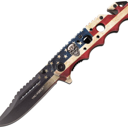 Flag/Skull Linerlock A/O